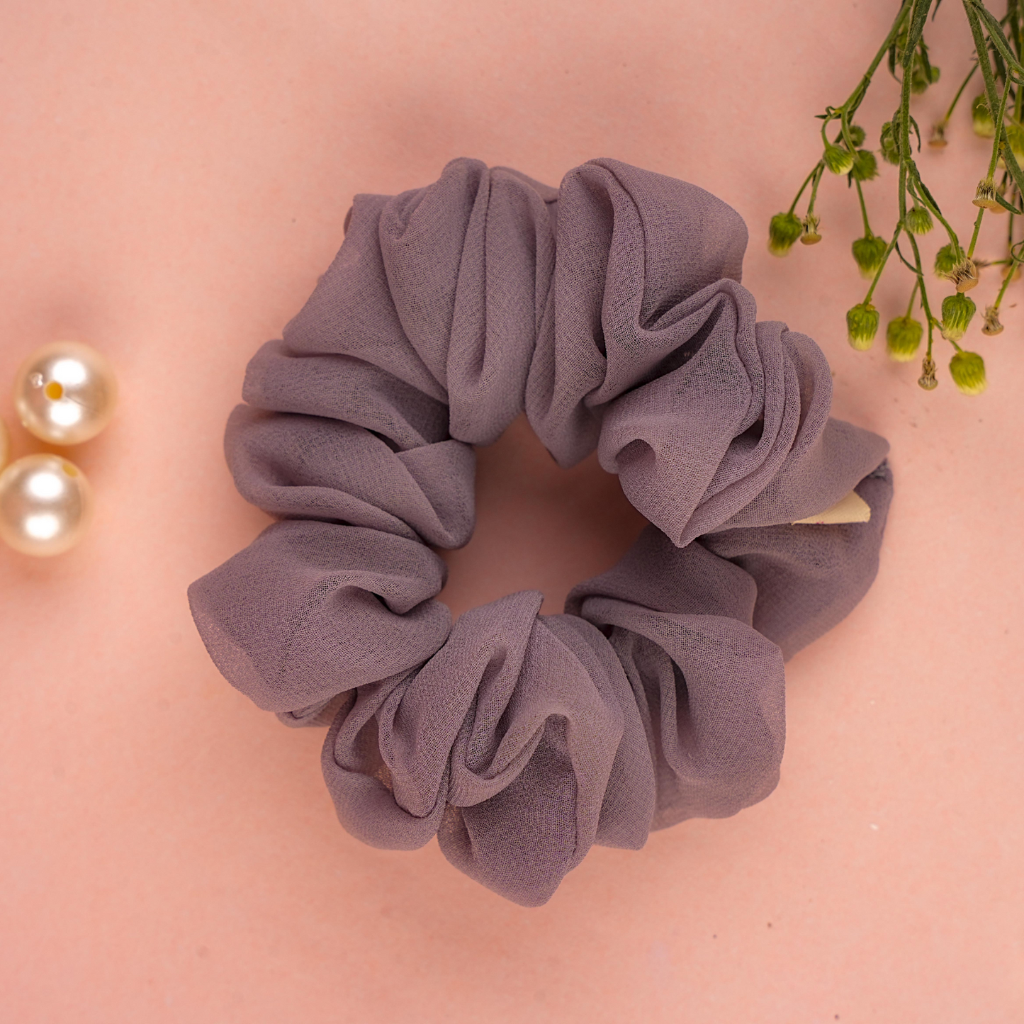Misty Lavender Luxe Scrunchie