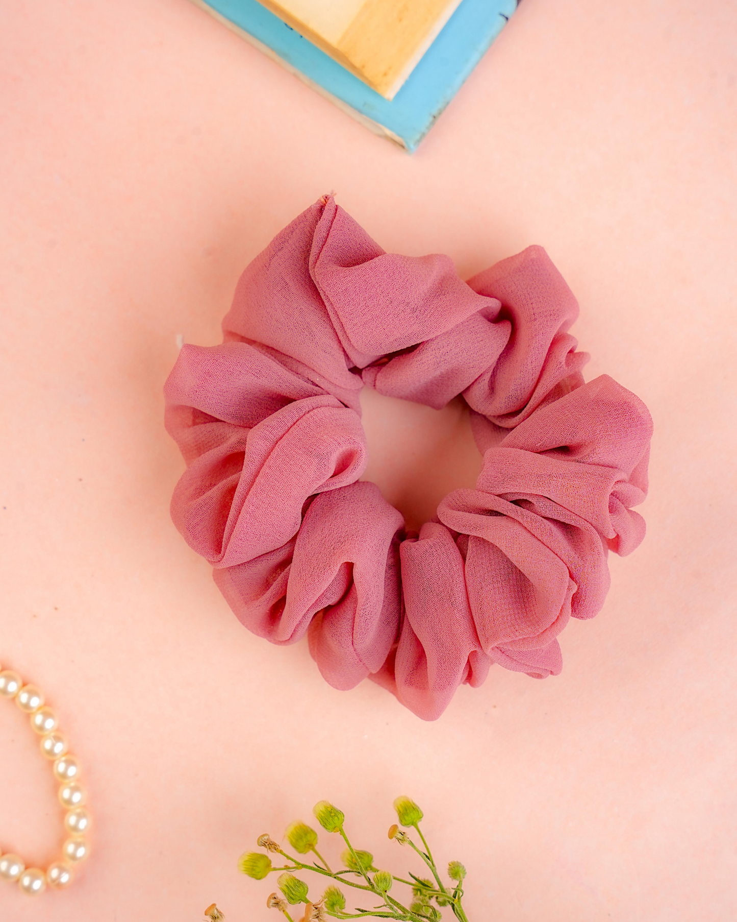Blush Bloom Scrunchie