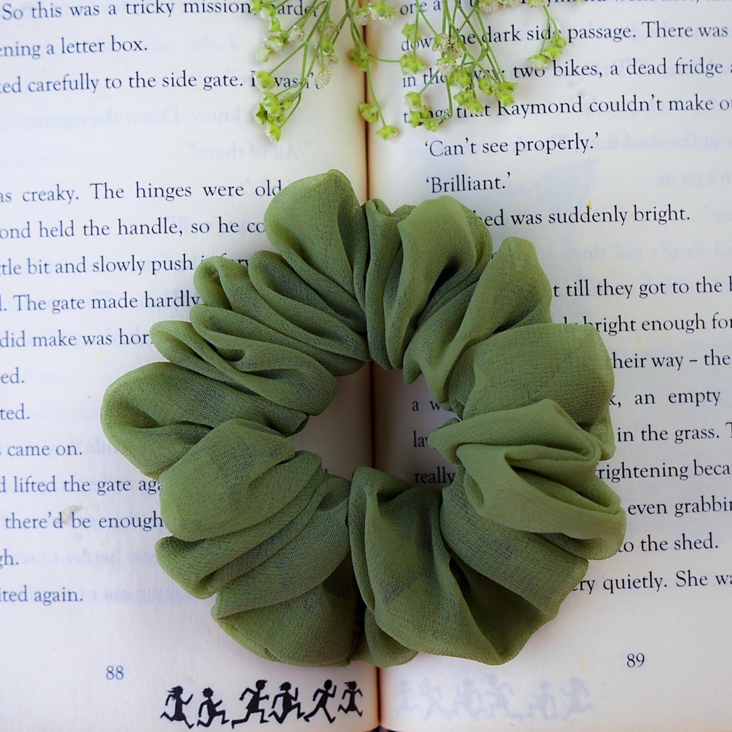 Olive Bliss Scrunchie