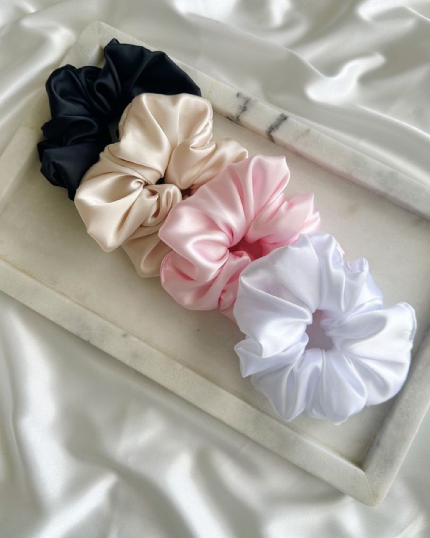 Luxury Silk Scrunchie Set