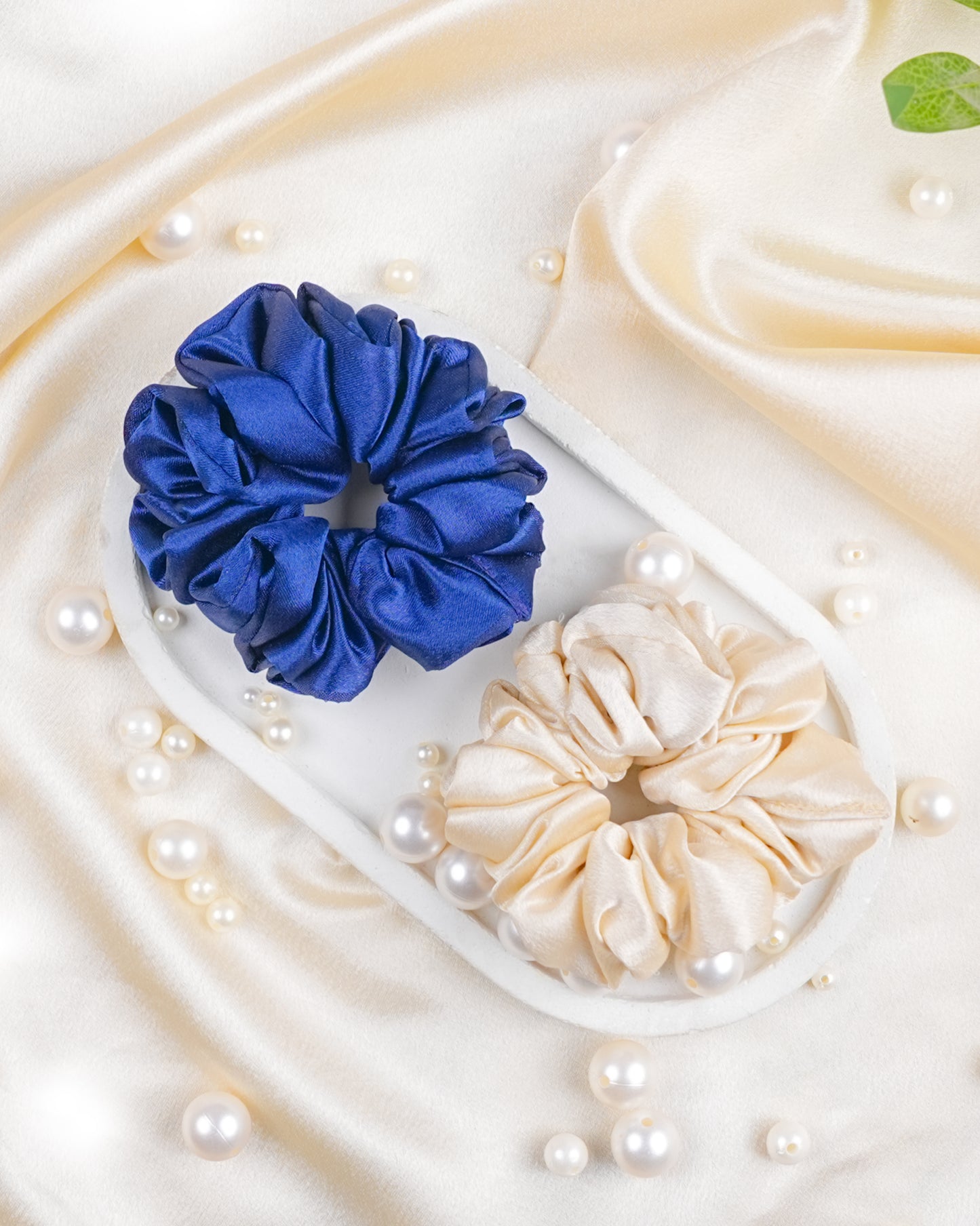 Satin Luxe Scrunchies Combo