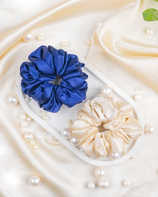 Satin Luxe Scrunchies Combo
