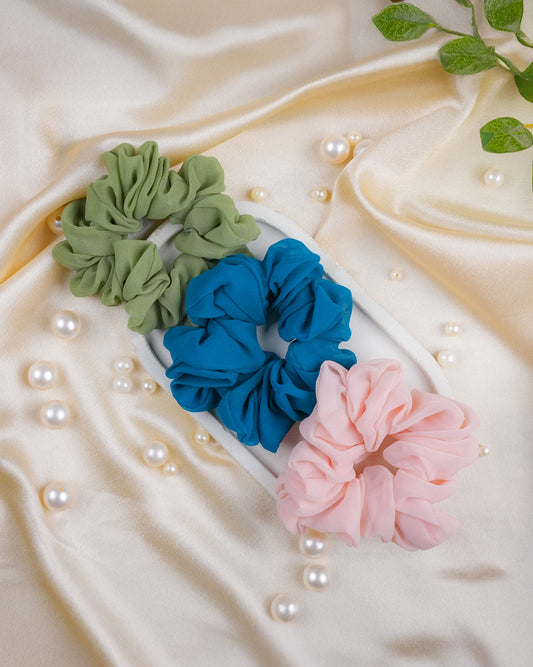 Silken Dreams Scrunchies Set