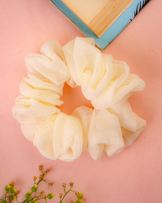 Ivory Bliss Scrunchie