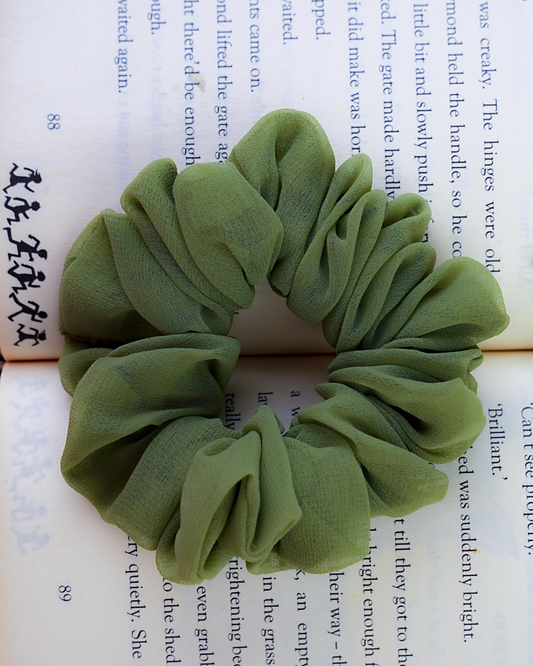 Olive Bliss Scrunchie