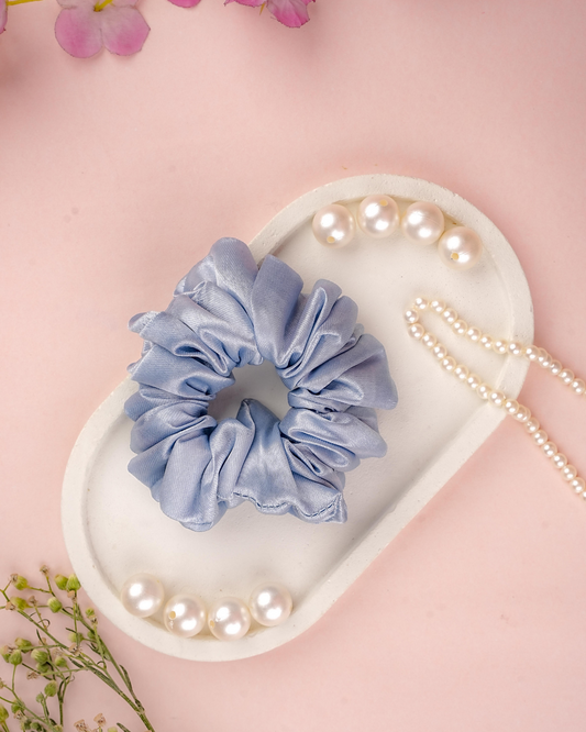 Blue Mist Grip Scrunchie