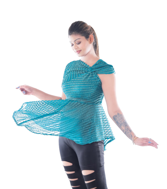 Women's  Frill Sleeveless Top