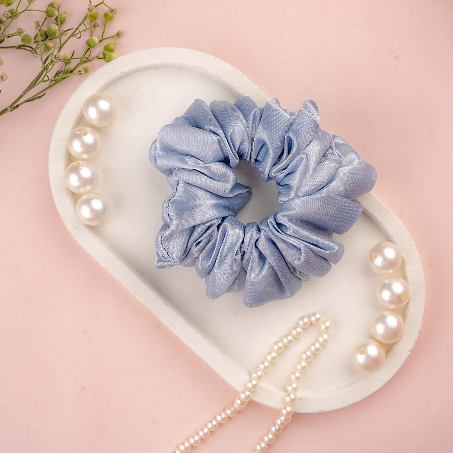 Blue Mist Grip Scrunchie